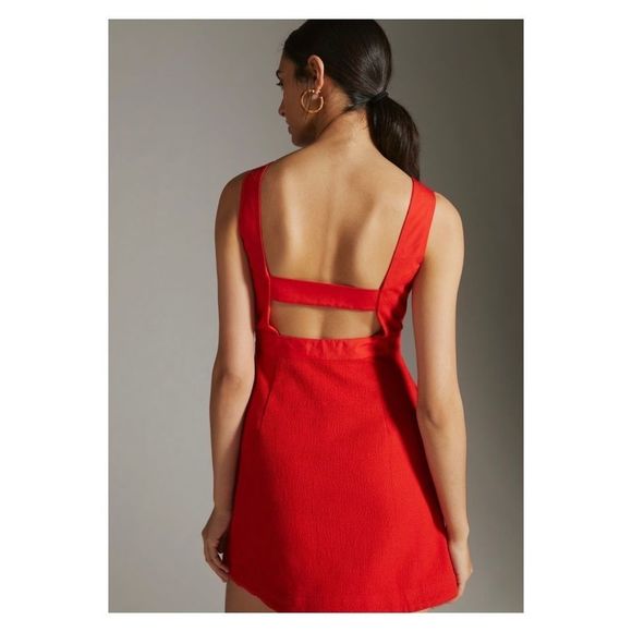 Anthropologie Maeve Sleeveless Scoop-Neck Mini Dress  w/ POCKETS - only wore 1x - Picture 4 of 4